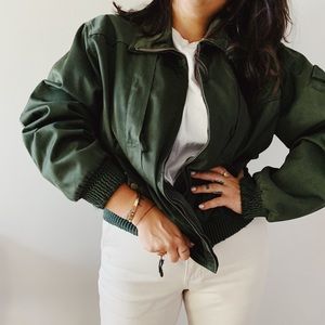 French Aviation Vintage Original Military Jacket